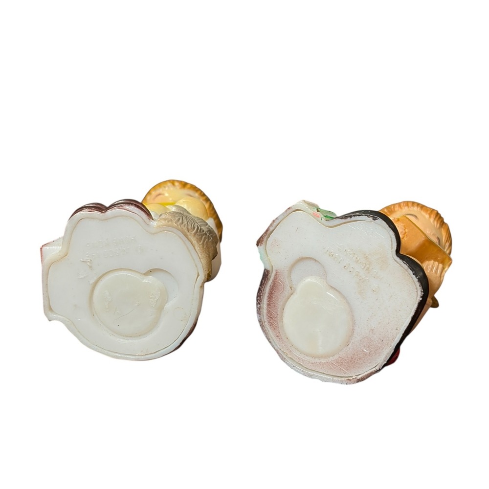 Vintage Children Reading Books Salt Pepper Shakers Ceramic Cute‎ Novelty Decor - Picture 3 of 3